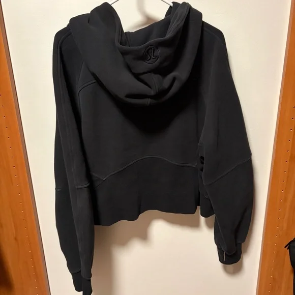 Lululemon Scuba Oversized Half-Zip Hoodie Black Size XL/XXL - Picture 9 of 11